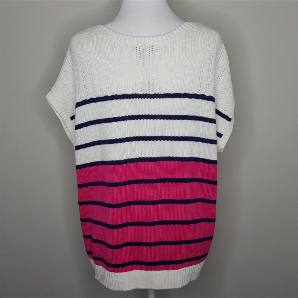 Tommy Bahama sweater pink,white black bought today